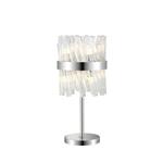 Boise Table Lamp Polished Nickel Finish Clear Glass LT32198