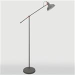 Nevada Single Grey & Copper Adjustable Floor Lamp LT30008