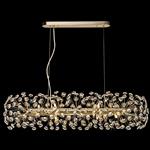 Ohio French Gold And Crystal Bar Pendant LT31206