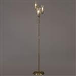 Kansas 3 Light Antique Brass Floor Lamp LT30323