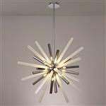 Anaheim 16 Light Smoked & Frosted Glass Pendant LT30918