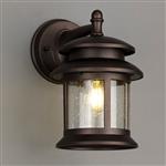 Cincinnati Antique Bronze Seeded Glass Wall Lantern LT31170
