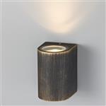 Independence Single Black Gold Curved Wall Light LT30182
