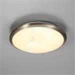 Utah IP44 Small LED Satin Nickel Bathroom Ceiling light LT30604