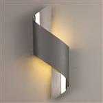 Richmond Small Anthracite And Chrome LED Wall Light LT31222