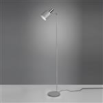 Adam Grey And Chrome Adjustable Head Floor Lamp R41041011