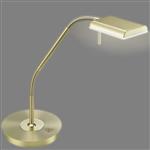 Bergamo Matt Brass LED Desk Lamp 520910108