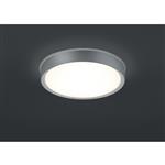 Clarimo IP44 LED Grey Bathroom Ceiling Flush Light 659011887