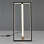 Edge Black And Brass Dimmable LED Table Lamp 526810132