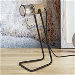 Tosh Table Lamp Natural Wood & Black 504300132