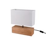 Woody White And Natural Wood Large Table Lamp R50181030