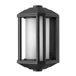 IP44 Rated Outdoor Small Black Wall Lantern QN-Castelle-S-BLK