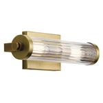 Natural Brass IP44 Rated Bathroom 2 Light QN-AZORES2-NBR