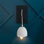 Shell White, Black, And Luxe Gold Wall Light QN-NULA1