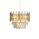 Aspen Gold and Crystal 6-Light Ceiling Fitting ML5999
