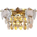 Selena Double Crystal and Gold Wall Light ML6939