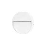 Nod White LED IP65 Circular Outdoor Wall Light PX-0351-BLA