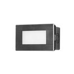 Rect Stainless Steel LED IP65 CCT Outdoor Recessed Wall Light PX-0549-ALU