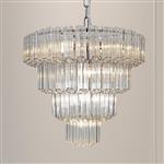 Pierre 11-Light Polished Chrome Crystal Ceiling Pendant PIE11CH