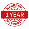 1 Year Warranty