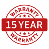 15 Year Warranty