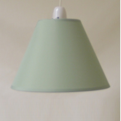 9"CT Mid Green PVC Coolie lamp shade