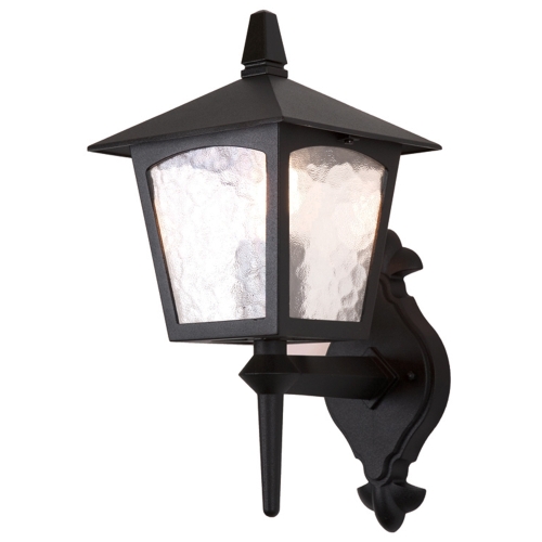 York Outdoor Lantern IP43 Wall Light BL5 Black