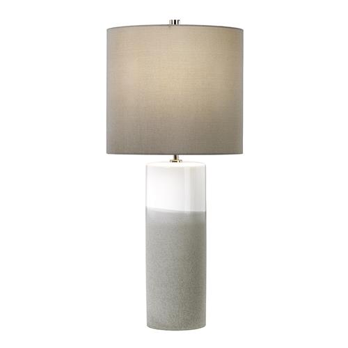 Ceramic Table Lamp Matte Grey Finish FULWELL-TL