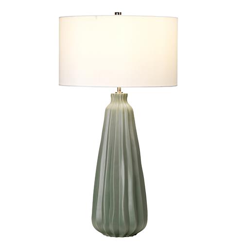 Ceramic Table Lamp Sage Green KEW-TL