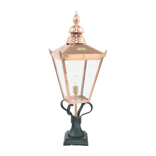 Chelsea IP44 Rated Pedestal Light CSG3-COPPER