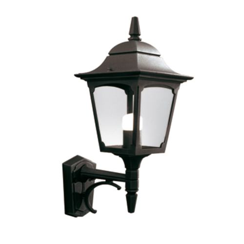 Chapel Outdoor Lantern IP43 Wall Light CP1-Black
