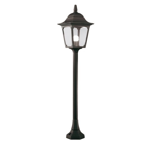 Chapel Outdoor Pillar IP44 Lantern CP5-Black