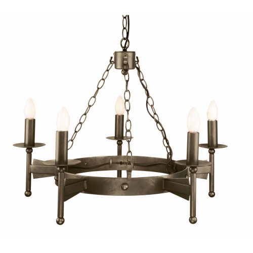 Cromwell Old Bronze 5 Arm Ceiling Light CW5-OLD-BRZ