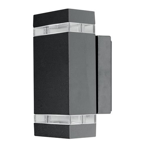 Dark Grey IP44 LED Exterior Wall Light Jannik-LED2