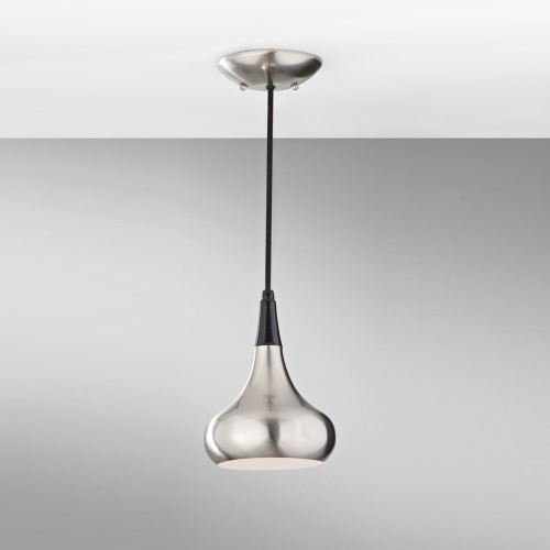 Beso Brushed Steel Small Ceiling Pendant Light FE-BESO-P-S-BS