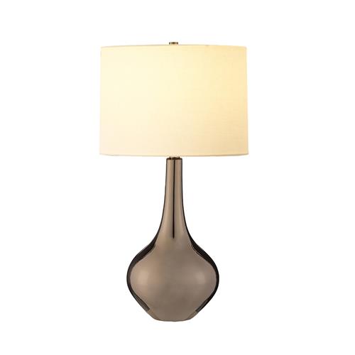 Job Polished Metallic Bronze & Cream Ceramic Table Lamp JOB-TL-IV