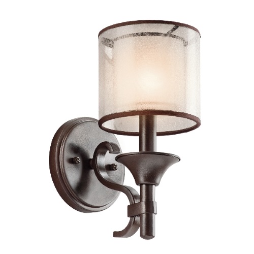 Lacey Mission Bronze Wall Light KL-LACEY1-MB