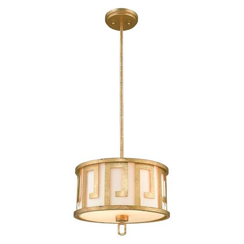 Lemuria Distressed Gold & Ivory Small Ceiling Pendant GN-LEMURIA-P-M