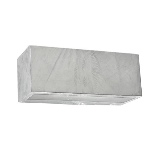 Outdoor Small IP44 Wall Light Galvanized Finish ASKER-UD-E27-GAL