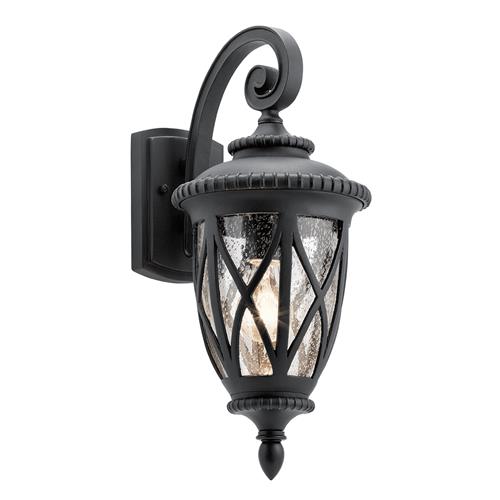 Outdoor Wall Lantern IP44 Rated Textured Balck Finish KL-ADMIRALS-COVE-M