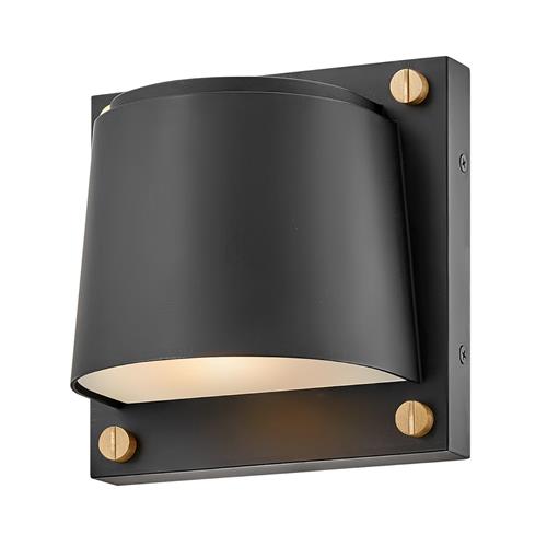 Scout IP44 Rated LED Black Outdoor Wall Light HK-SCOUT-BK