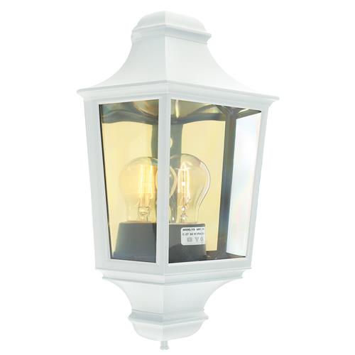 Turin IP54 White Outdoor Wall Light T9-WHITE