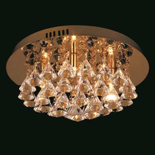 Parma Flush Crystal Ceiling Light Cfh011025 04 G The Lighting Super - Flush Crystal Ceiling Lights Gold