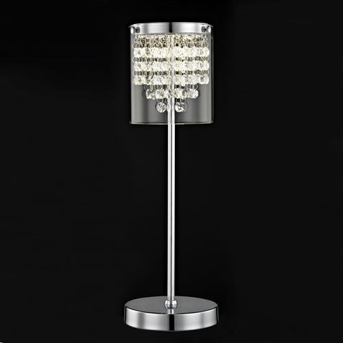 Florina LED Crystal & Chrome Table Lamp LED608242/01/TL/CH