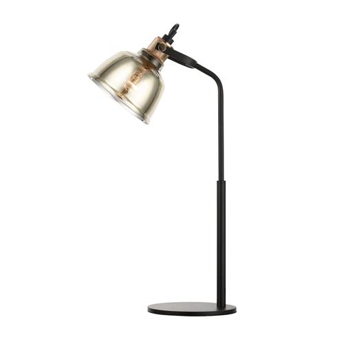 Ava Gold & Black Adjustable Industrial Table Lamp PG1810/01/TL/G/BLK