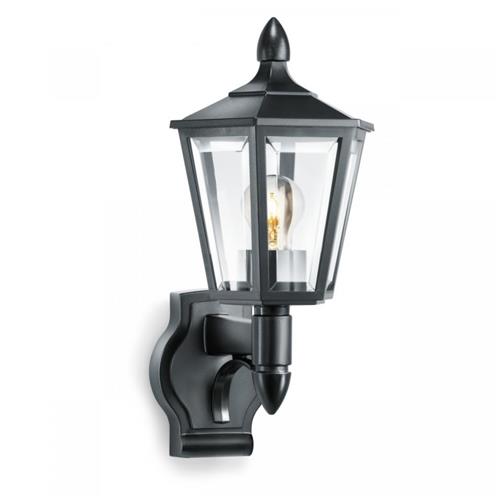 Outdoor Traditional IP44 Outdoor Wall Light L 15 Black