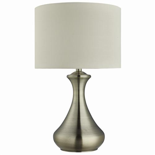 Curved Style Touch Dimmer Table Lamp, Silver Touch Table Lamps