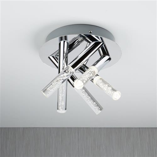 Bubbles IP44 LED Dedicated Bathroom Ceiling Light 2375-5CC