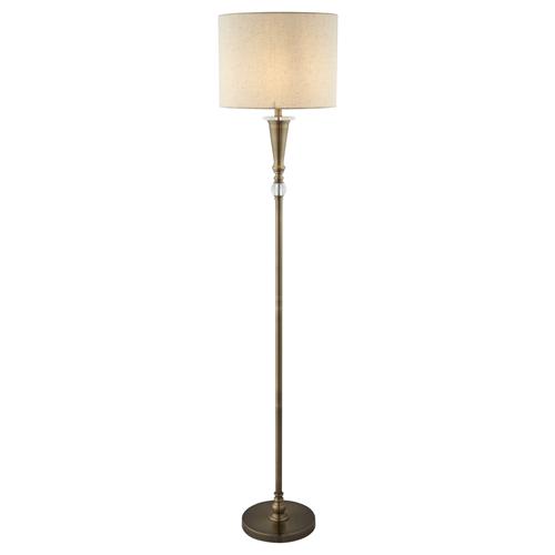 Oscar LED Antique Brass Floor Lamp 1012AB