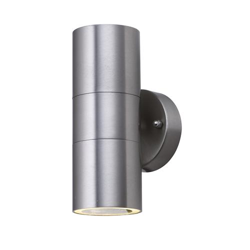 Metro Outdoor IP44 Stainless Steel Double Wall Light 5008-2-LED